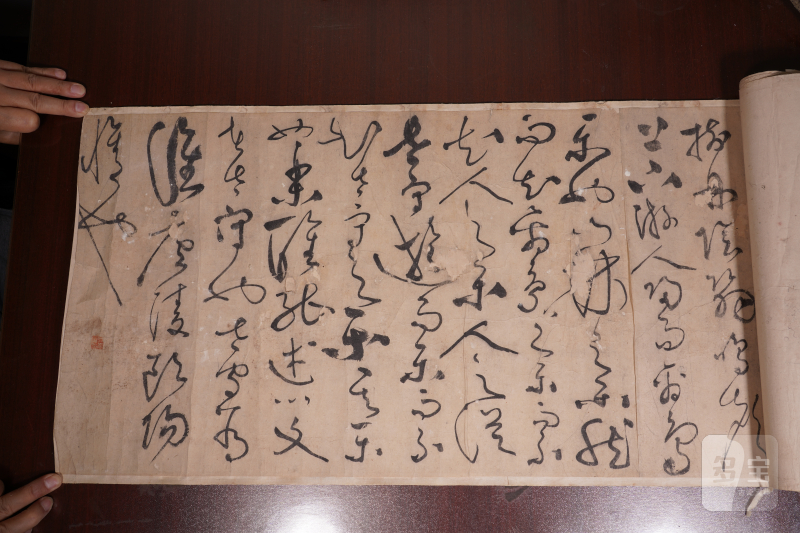 明 文台 《醉翁亭记》草书手卷 - 图5